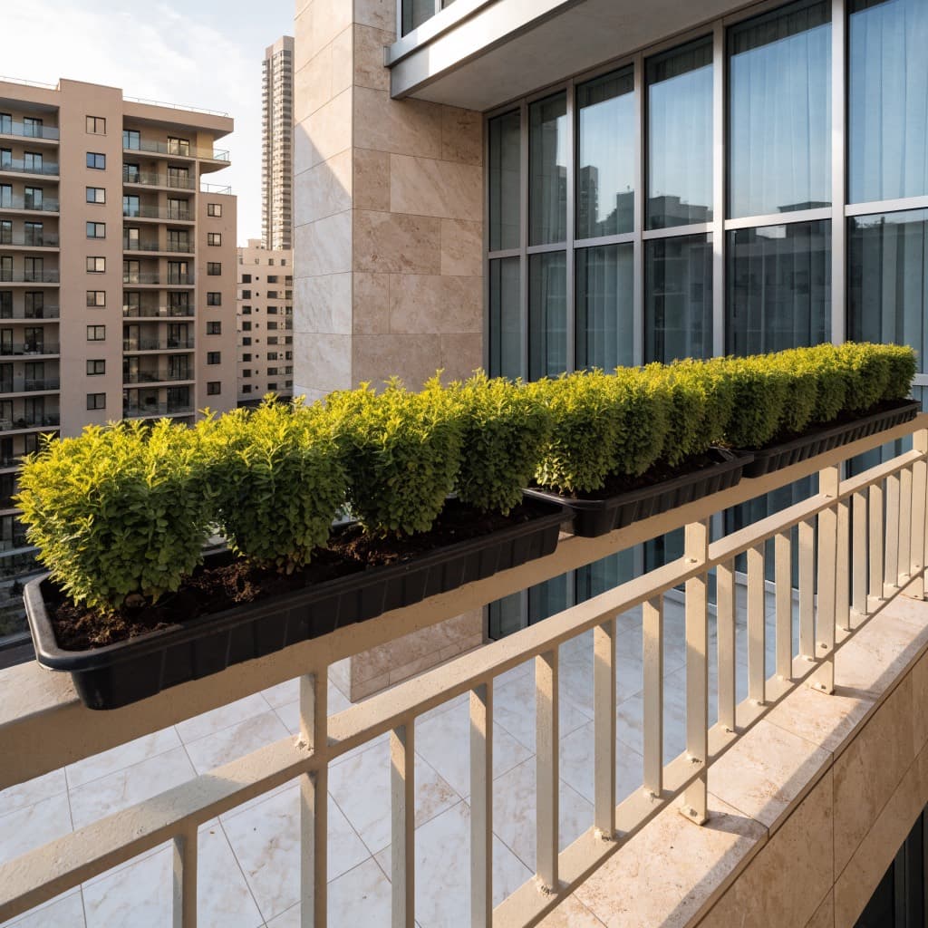 صينية الألترنانثيرا الخضراء — 6 نباتات (Alternanthera ficoidea) — صورة توضيحية للنبتة في ديكور منزلي