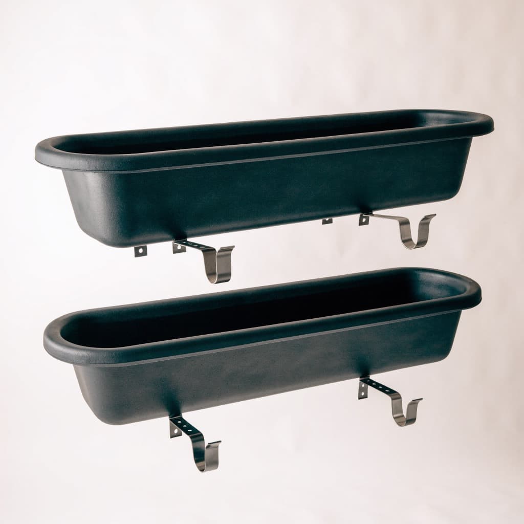 Balcony Rail Planter — Set of 2