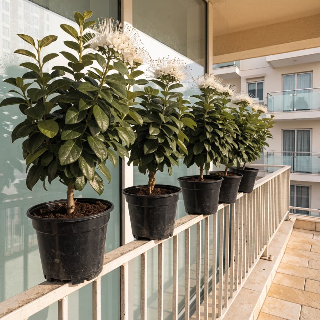 سياج الياسمين البري (كليرودندرم) — 5 نباتات (Clerodendrum inerme) — صورة توضيحية للنبتة في ديكور منزلي