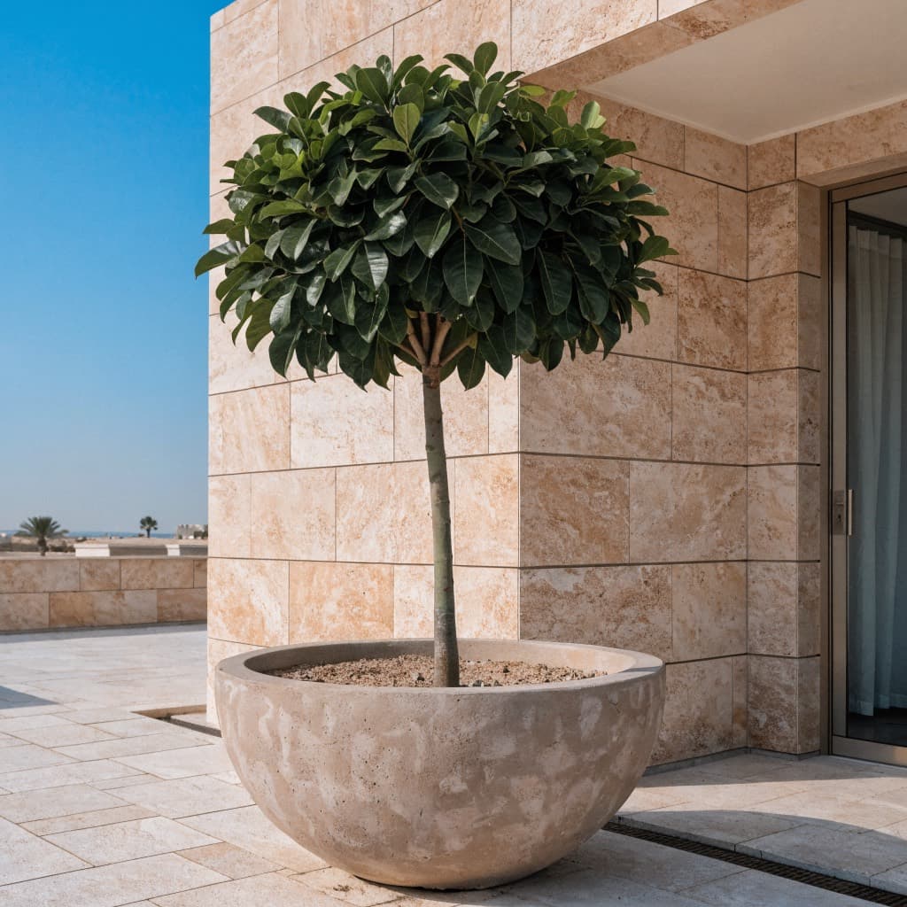 Ficus Panda — Standard 18Ltr styled in a warm UAE home