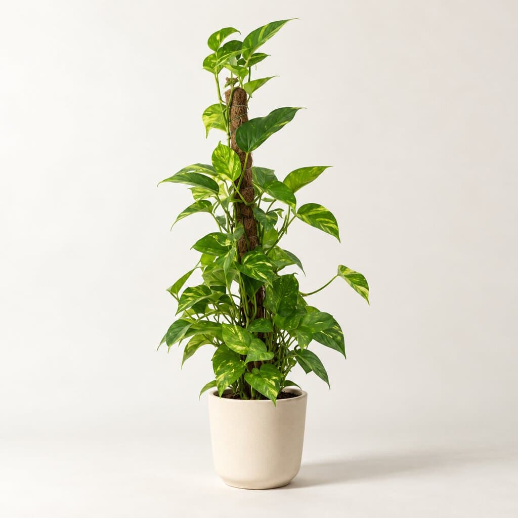 Golden Pothos on Moss Pole