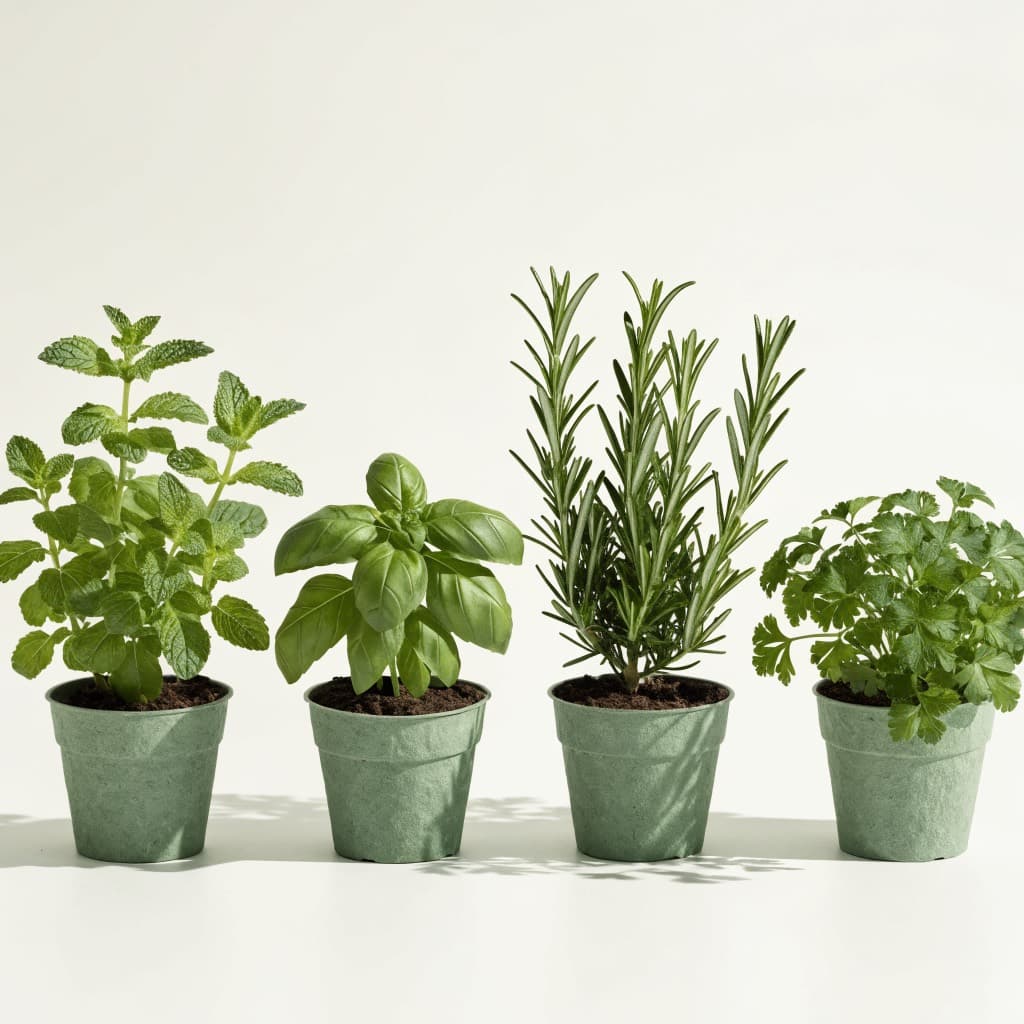 Herb 4-Pack — Mint, Basil, Rosemary, Parsley