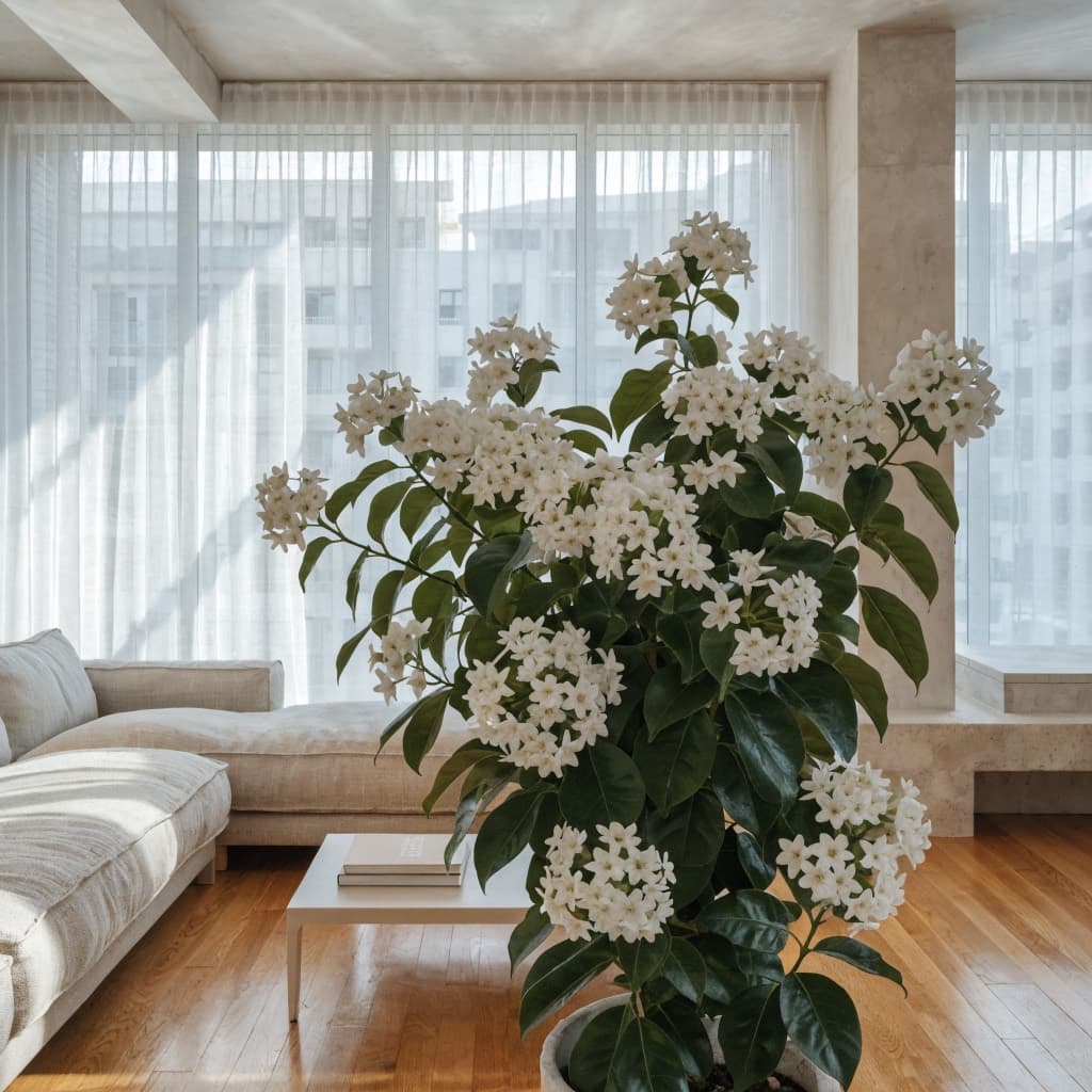 Jasmine styled in a warm UAE home