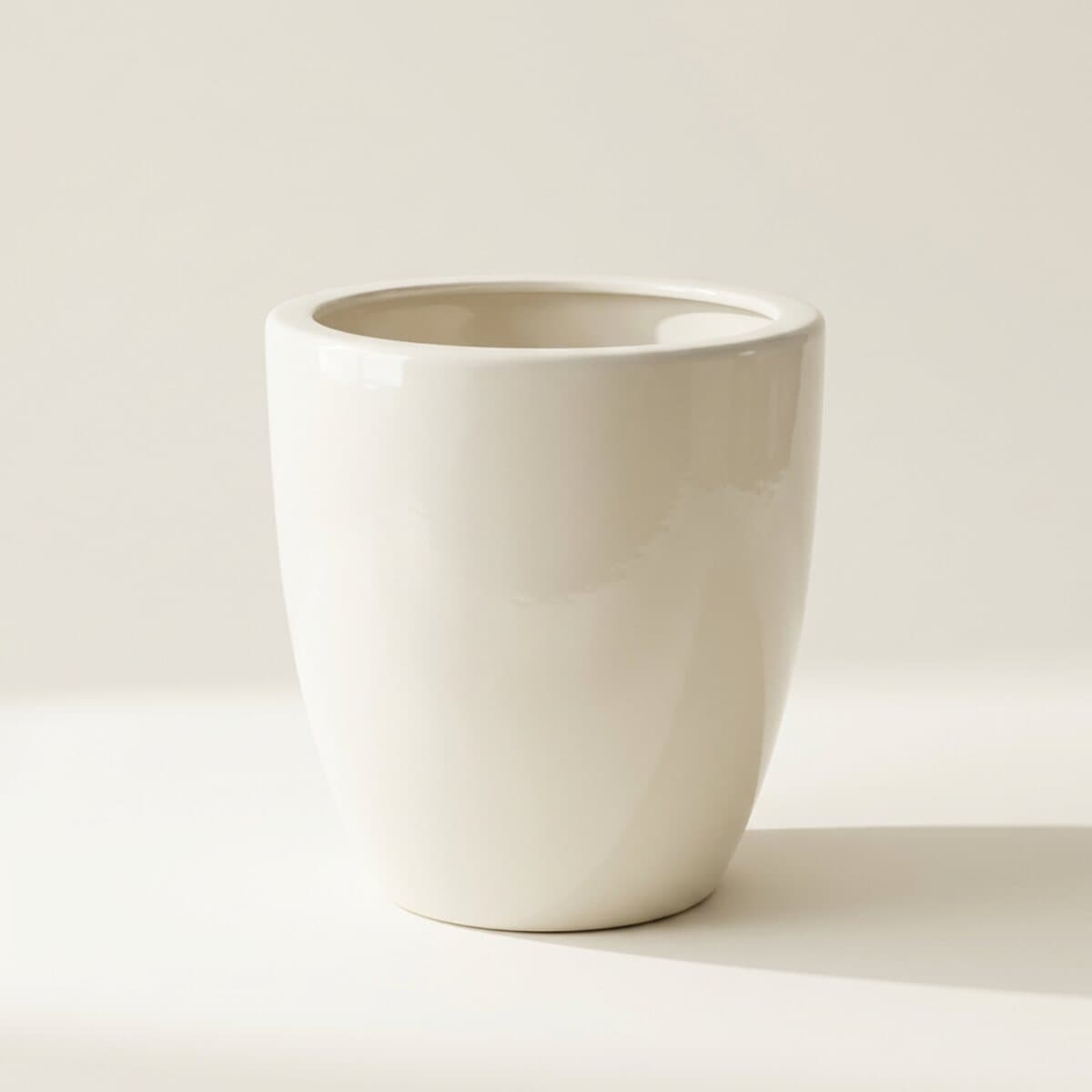 Ivory Egg Planter - Medium