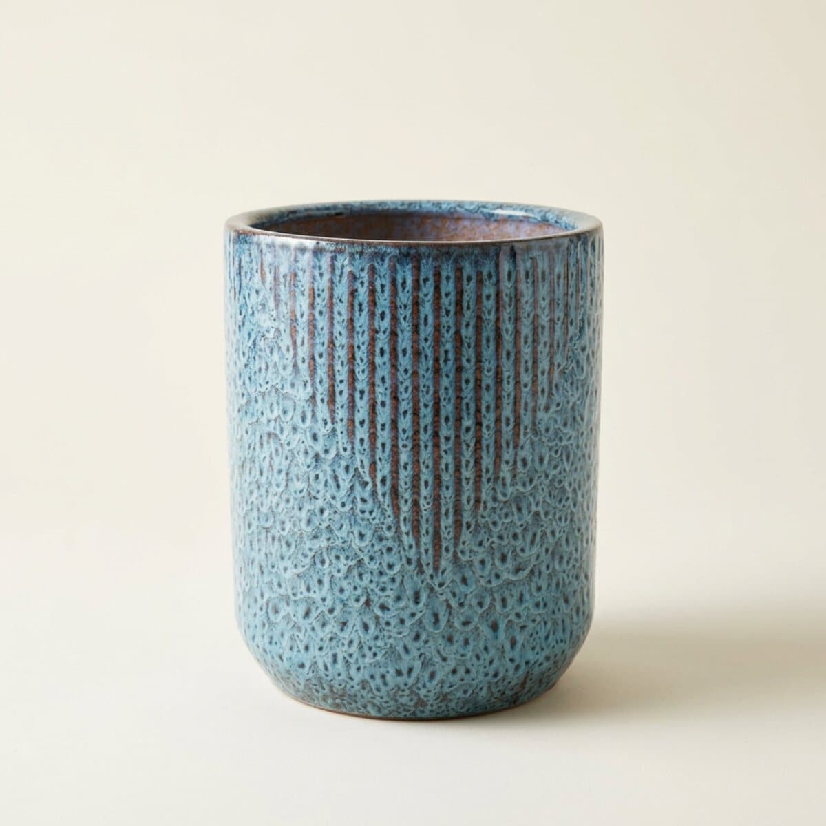 Ocean Reactive-Glaze Planter - Large